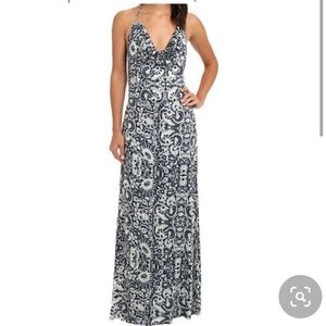 Chaser cowl neck maxi dress